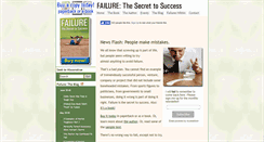Desktop Screenshot of failurethebook.com