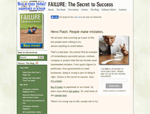 Tablet Screenshot of failurethebook.com
